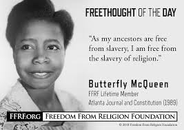 Thelma "Butterfly" McQueen was born in Tampa, Fla., in 1911 She was best  known for her role as Prissy in the 1939 MGM movie "Gone with the Wind."  Butterfly, which she changed