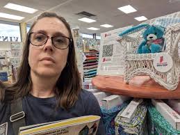 Found bunny at Always in Stitches quilting shop