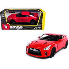 Scale models simply don't get any better than this. 2017 Nissan Gt R R35 Red 1 24 Diecast Car Model By Bburago Target