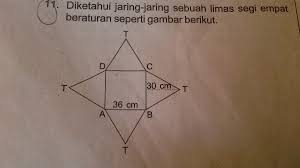 Volume limas segi empat itu yaitu. Soalnya Volume Limas T Abcd Tersebut Cm 3 A 7 776 B 10 368 C 12 960 D 15 552 Tolong Ya Jawab Brainly Co Id