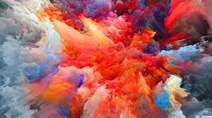 Color Burst Hd Wallpaper Download Apple colors splashed on the floor, celebrating the dimensions it has to offer. color burst hd wallpaper download