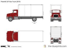Peterbilt 337 Box Truck Trucks Blueprint Pictures Peterbilt