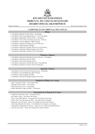 ESTADO DO MARANHÃO TRIBUNAL DE CONTAS DO ESTADO DIÁRIO OFICIAL ELETRÔNICO