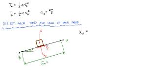 Principle Of Work And Energy Example 2 Engineering Dynamics Youtube