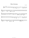 White Christmas Sheet Music - White Christmas Score • HamieNET.com