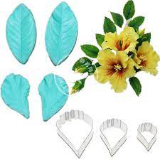 Fondant hibiscus flowers for sale. Poppy Gumpaste Hibiscus Petal Silicone Veiner Leafs Flower Cutter Fondant Sugarcraft Stainless Steel Cake Decorating Moulds Cutter Veiner Stainless Steel Mouldveiner Silicone Aliexpress