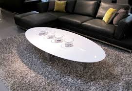 Ovaler Couchtisch Edel Weiss Lack Oval Coffee Tables Coffee Table Coffee Table White