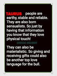 Taurus Love Languages Zodiac Signs Relationships Cancer Horoscope Horoscope Signs Love