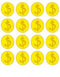 Free Printable Gold Coin Template