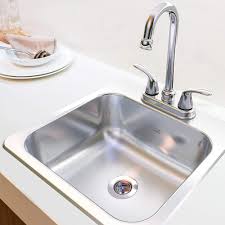 Kitchen sinks for small spaces. Kindred Stainless Steel Essentials All In One Kit 15 X 6 Inch Deep Drop In Bar Or Utility Sink In Satin Fbfs602nkit Size Amazon Com