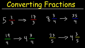 To convert a mixed number to an improper fraction, follow these steps: How To Convert Mixed Numbers To Improper Fractions Basic Introduction Youtube