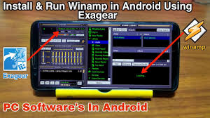 Winamp Pc Software Running In Android Phone Using Exagear Pc Software S In Android Smartphone Youtube