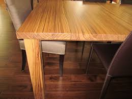 Huntington Beach Kitchen Custom Zebra Wood Dining Table Amazing Check Out The Zebra Wood Sofa Console That Goes Around The Wood Dining Table Wood Sofa Table