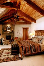 55 Warm And Cozy Rustic Bedroom Decorating Ideas Western Bedroom Decor Southwestern Bedroom Rustic Bedroom Decor