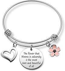 Do you like this video? Amazon Com Mulan Jewelry Mulan Quote Bracelet The Flower That Blooms In Adversity Is The Most Rare And Beautiful Of All Princess Bracelet Jewelry Br Mulan Clothing
