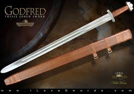 Saint maurice (also moritz, morris, or mauritius; Triple Lobed Godfred Sword Ah6966 By Deepeeka Viking Sword Sword Sword Blades