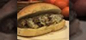 Top the bottom half of the rolls with the beef and onion mixture and crabmeat. How To Make An Extraodinary Philly Cheese Steak Meat Recipes Wonderhowto