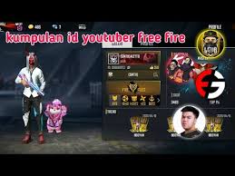 Rewards or free fire codes provided by garena for their communities like instagram or facebook and also through youtubers, streamers and influencers. Kumpulan Id Youtubers Free Fire Youtube