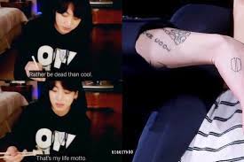 The Ultimate Tattoo Of Bts S Jungkook With Secret Meaning Channel K
