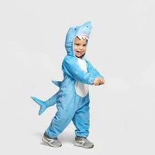 Baby Shark Costume Kids Boy Girl 1 3yo Overall Pajama Kigurumi Animal Onesie Fish Dolphin Suit Shopee Philippines