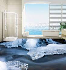3d ice river 0151 floor wallpaper murals self adhesive etsy in 2021 floor wallpaper waterproof flooring flooring