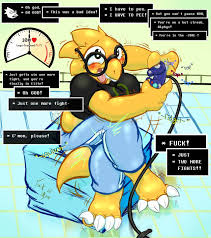 Omorashi Drive Challenge - Alphys - Page 5 - HentaiEra