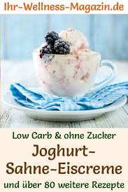 Schnelles Joghurt Sahne Eis Selber Machen Gesundes Low Carb Rezept Fur Ein Kalorienarmes Zuckerfreie Kalorienarme Eiscreme Gesunde Desserts Eis Selber Machen