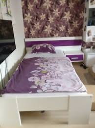 Welche matratzenarten und härtegrade gibt es und worauf ist beim kauf zu achten? Bett 160x200 Mit Matratze Lattenrost Und Nachttisch Liegeflache 1m Ebay