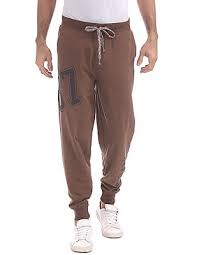 Buy Men Printed Regular Fit Joggers Online At Nnnow Com