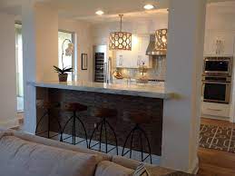 Stir up the fun in the kitchen with this cute pair of oversized utensils. Contemporary Kitchen With Custom Breakfast Bar Open Concept Kitchen Living Room Contemporary Kitchen Open Concept Kitchen