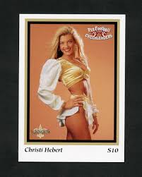 1994 Sideliners Pro Football Cheerleaders ~ Saints ~ Christi Hebert #S10