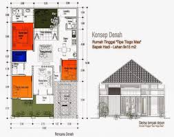 Denah desain rumah 6×10 minimalis. 29 Trend Desain Rumah Minimalis Sederhana 6x10 Meter 3 Kamar 1 Lantai Paling Terkenal Deagam Design