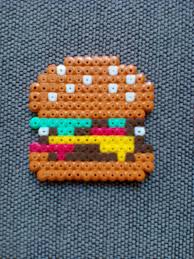 Hamburguesa Hamburger Hama Beads Hamburguesa Hamburger Hama