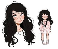 Katnikki S Commission By Honeyedmoon Cartoon Drawings Little Girl Drawing Cartoon Sketches