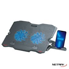 Base para Notebook Doble Cooler Gamer Netmak (NM-N134)