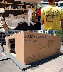To Promote A New Store Opening Ikea Deutsch Created 20 Foot By 20 Foot Pop Up Installations In Outdoor Public Venues This Living Room Siz Pop Up Trein Ikea