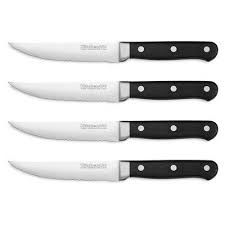 Kitchenaid Kitchenaid 4 Piece Steak Knife Set Wayfair In 2020 Steak Knives Knife Sets Steak Knife Set
