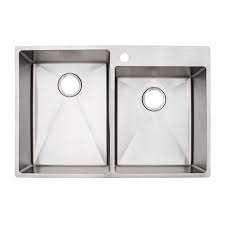 Are franke sinks good quality. Franke Vector Dual Mount 33 In X 22 In Stainless Steel Double Offset Bowl 1 Hole Kitchen Sink In The Kitchen Sinks Department At Lowes Com