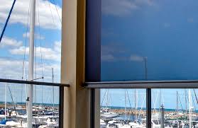 Outdoor and patio shades block uv rays and sunlight, but won't obstruct your daytime view. How To Protect Your Outdoor Area From Windy Weather Abc Blinds Blog