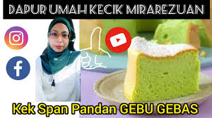 1 sudu besar susu tepung. Kek Span Guna Tepung Sponge Mix Youtube