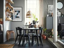 Table ikea fusion d occasion plus que 2 a 65 chaises de table a manger table et chaises ikea a posher version of the ikea fusion table is this oslo oak space saving dining table round table and chairs black kitchen table. Idolf Chair Black Ikea Dining Room Table Chairs Ikea Table