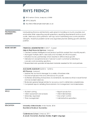 Finance administrators handle a company's accounts and investment activities. Professional Finance Administrator Cv Examples Myperfectcv