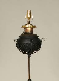 Victorian tiffany glass lamp, capulina handcrafted 15.7 stained glass table lamp, tiffany desk lamp accentuate any home or business. Antique Victorian Oil Conversion Floor Lamp C 19th Century