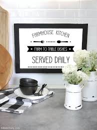 New printables are added often, so please check back for updates! Farmhouse Kitchen Printable Sign Birdsparty Com Bird S Party