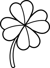 Four Leaf Clover Lineart Coloring Page Color Luna Clover Leaf Four Leaf Clover Owl Coloring Pages