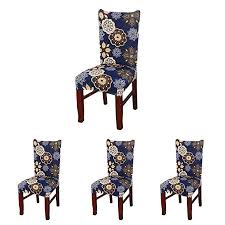 2/4/6pc chair covers dining room jacquard stretch slipcover seat cover protector. Chair Cover 4 Pack Stretch Removable Washable Short Dining Chair Cover Protector Seat Slipcover For Dining Room Ho Dining Chairs Dining Chair Slipcovers Chair