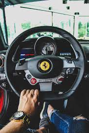 Hd Wallpaper Person Driving Ferrari Vehicle Vehicle Interior Mode Of Transportation Wallpaper Flare