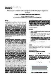 Multiphase porous media model for heat and mass transfer during drying of  agricultural products