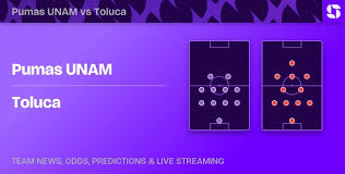Pumas UNAM vs Toluca: Predictions, odds, picks & stats