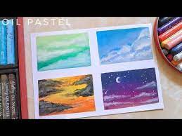 Bila kamu senang dengan hasilnya, simpan sebagai gambar dengan nama pattern. Cara Mudah Menggambar Gradasi Langit Dan Awan Dengan Oil Pastel Youtube Pastel Cara Melukis Langit